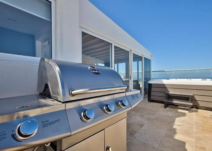 Luxury 4-bedroom Duplex With Stunning Sea Views Private Terrace And Jacuzzi