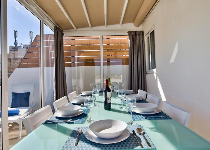 Luxury 4-bedroom Duplex With Stunning Sea Views Private Terrace And Jacuzzi Apartment